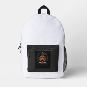 Halloween Mitternacht Kürbis Unfug Bedruckter Rucksack