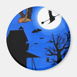 Halloween Mitternacht Magnet