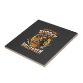 Halloween Mitternachts-Zauber-Magie Fliese (Seite)