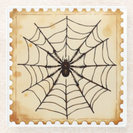 Halloween "Mitternachtsspinner" Glasuntersetzer