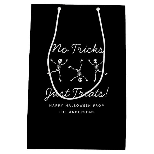Halloween Mittlere Geschenktüte (Rückseite)