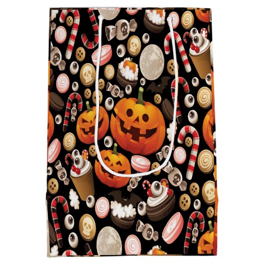 Halloween Mittlere Geschenktüte (Rückseite)