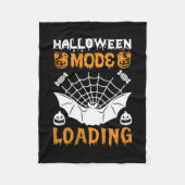 Halloween Mode Loading Geburtstag Fleecedecke (Vorderseite)
