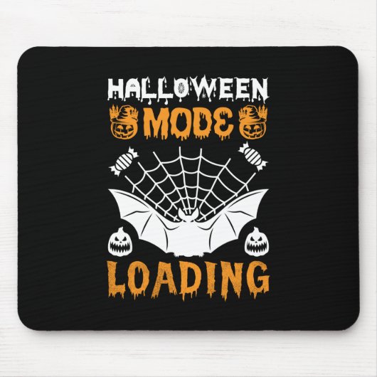 Halloween Mode Loading Geburtstag Mousepad (Vorne)