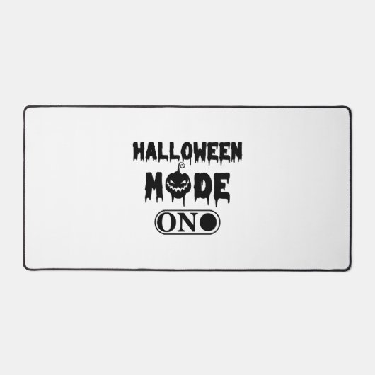 Halloween Mode On - Party Halloween Pumpkin Schreibtischunterlage (Vorderseite)
