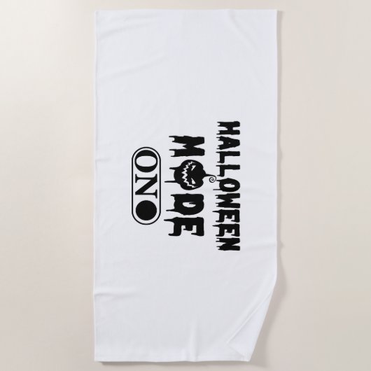 Halloween Mode On - Party Halloween Pumpkin Strandtuch (Vorderseite)