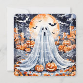 Halloween Modern Pumpkin Autumn Collection Einladung (Vorderseite)