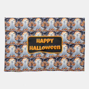 Halloween Modern Pumpkin Autumn Collection Geschirrtuch