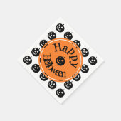 Halloween Modern Pumpkin Serviette (Ecke)