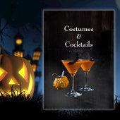 Halloween Moderne Gothic-Hexe-Besen Dunkle Scheune Einladung