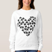 Halloween Mom Doodles Hearth Sweatshirt (Vorderseite)