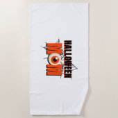 Halloween Mom Strandtuch (Vorderseite)