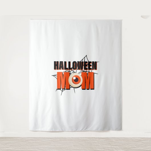 Halloween Mom Wandteppich (Vorderseite)