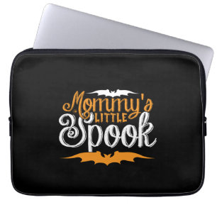 Halloween Mommys Little Spook Geburtstag Laptopschutzhülle