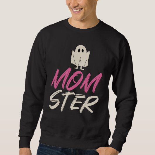 Halloween Momster  Mother Spider Web Bat Sweatshirt (Vorderseite)