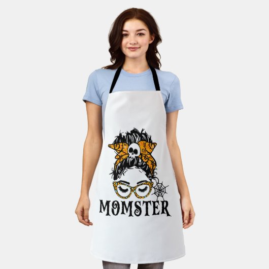 Halloween Momster Schürze (Getragen)