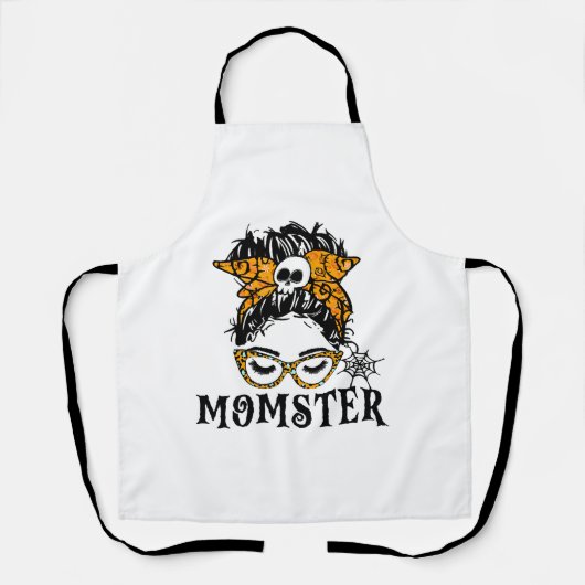 Halloween Momster Schürze (Vorderseite)