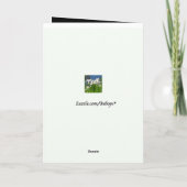 Halloween-Mond Karte (Rückseite)