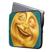 Halloween-Mond Laptopschutzhülle (Vorderseite Links)