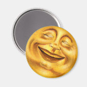 Halloween Mond Magnet (Vorderseite/Rückseite)