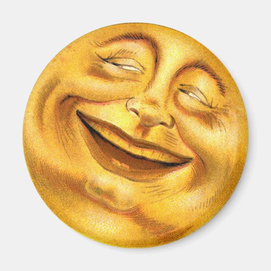 Halloween Mond Magnet (Vorne)