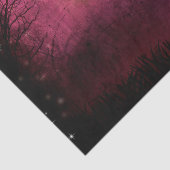 Halloween-Mond-Spuk Waldseidenpapier Seidenpapier (Detail)