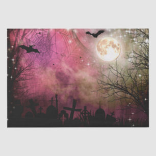 Halloween-MondSpuk Graveyard-Seidenpapier Seidenpapier