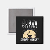 Halloween-Monkey-Creepy-Horror Magnet (Vorderseite/Rückseite)