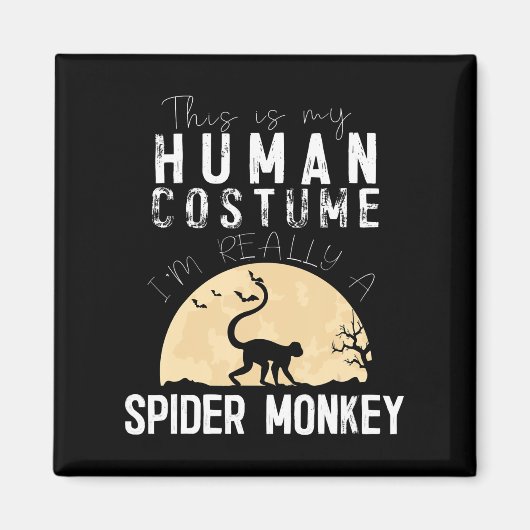 Halloween-Monkey-Creepy-Horror Magnet (Vorne)