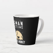 Halloween-Monkey-Creepy-Horror Milchtasse (Rechte Ecke)