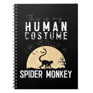 Halloween-Monkey-Creepy-Horror Notizblock