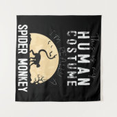 Halloween-Monkey-Creepy-Horror Wandteppich (Vorderseite (Horizontal))