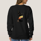 Halloween Monogram Letter C Sweatshirt (Rückseite)