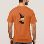 Halloween Monogram Letter C T-Shirt (Rückseite)