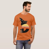 Halloween Monogram Letter D T-Shirt (Vorne ganz)