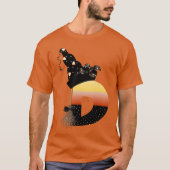 Halloween Monogram Letter D T-Shirt (Vorderseite)