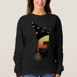 Halloween Monogram Letter E Sweatshirt