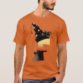 Halloween Monogram Letter F T-Shirt (Vorderseite)