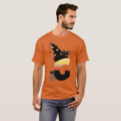 Halloween Monogram Letter G T-Shirt (Vorne ganz)