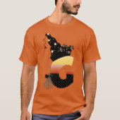 Halloween Monogram Letter G T-Shirt (Vorderseite)