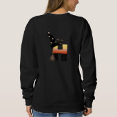 Halloween Monogram Letter H Sweatshirt (Rückseite)