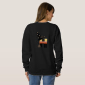 Halloween Monogram Letter H Sweatshirt (Schwarz voll)