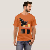 Halloween Monogram Letter H T-Shirt (Vorne ganz)
