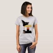 Halloween Monogram Letter I T-Shirt (Vorne ganz)