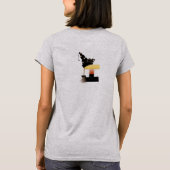Halloween Monogram Letter I T-Shirt (Rückseite)