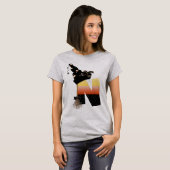 Halloween Monogram Letter N T-Shirt (Vorne ganz)