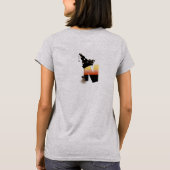 Halloween Monogram Letter N T-Shirt (Rückseite)