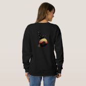 Halloween Monogram Letter O Sweatshirt (Schwarz voll)