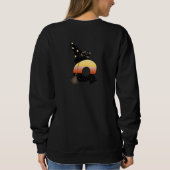 Halloween Monogram Letter Q Sweatshirt (Rückseite)