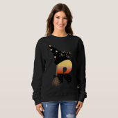 Halloween Monogram Letter R Sweatshirt (Vorne ganz)